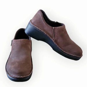 Naot Dark Brown Leather Clogs